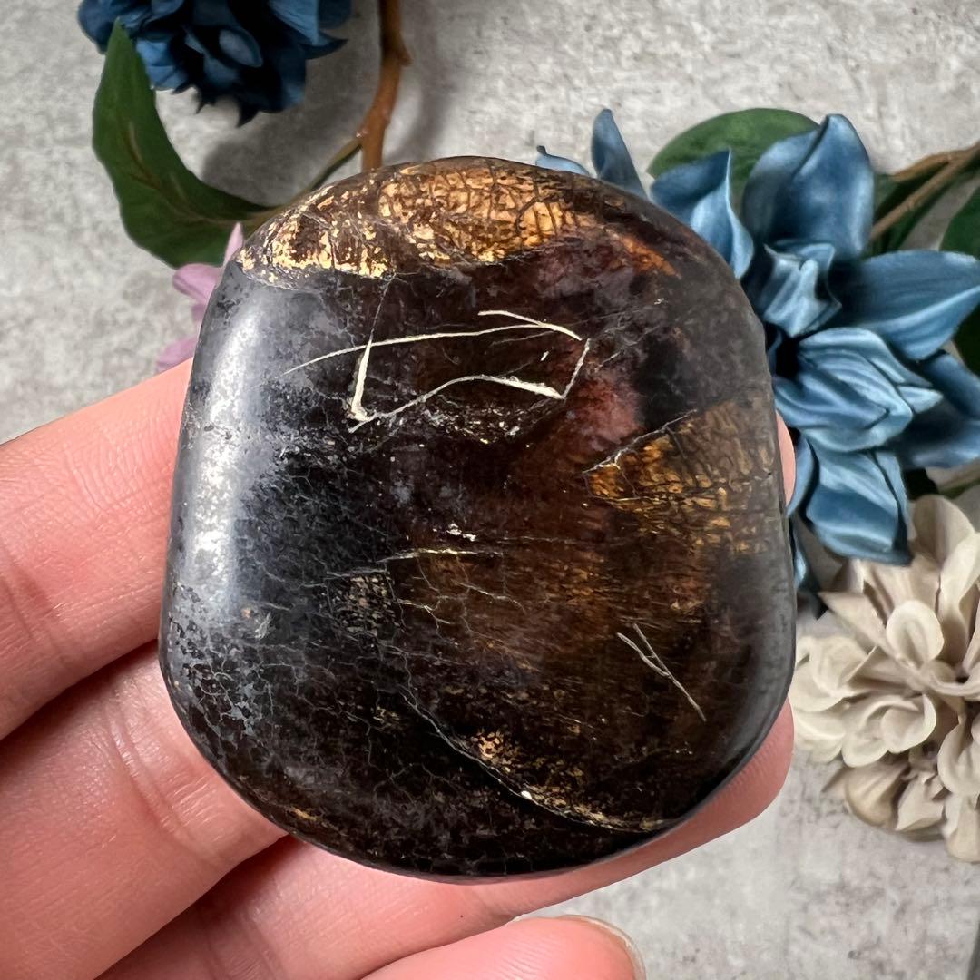 【白玉】皮付き白玉松下老人図吊坠　ペンダントトップ