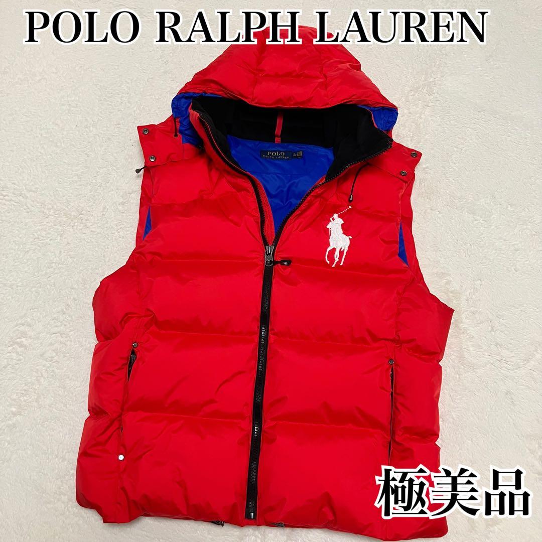 ⭐︎極美品⭐︎人気⭐︎ポロラルフローレン 刺繍ロゴ ビッグポニー ダウンベスト2way