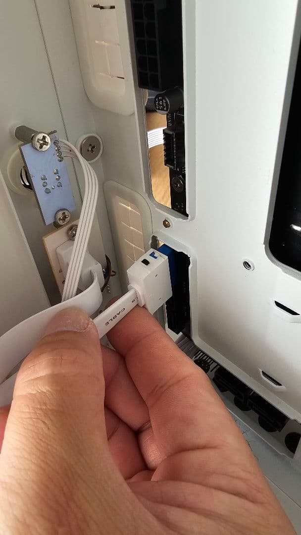 ホワイト PCケース TK-1