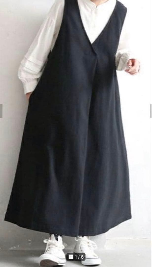 soulberryクロヤギさんからお手紙ついた すっきり映えちゃう黒いワンピース