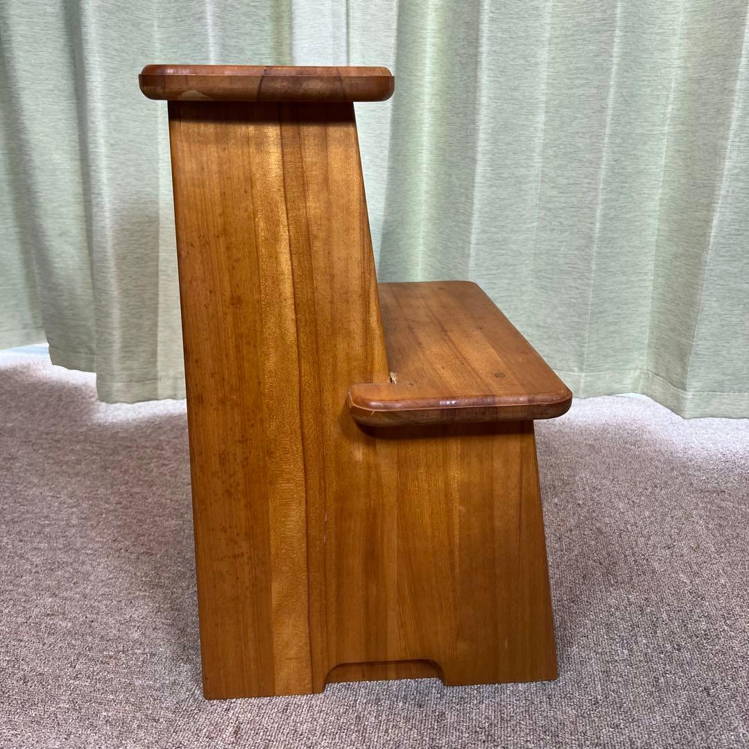 踏み台 引き出し付き 木製 スツール 収納 アンティーク