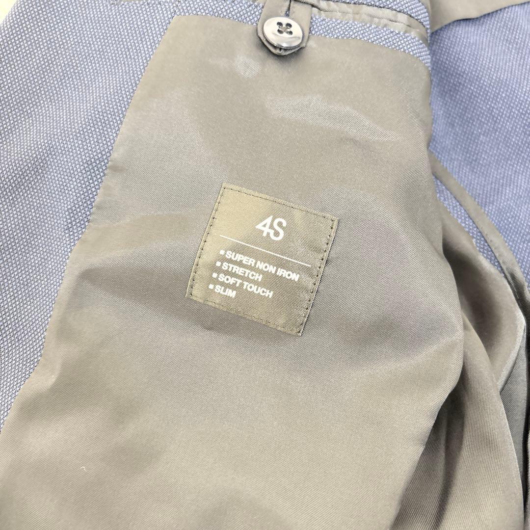 たこスーツセレクト 3ピーススーツ 4S ストレッチ ネイビー AB6 L