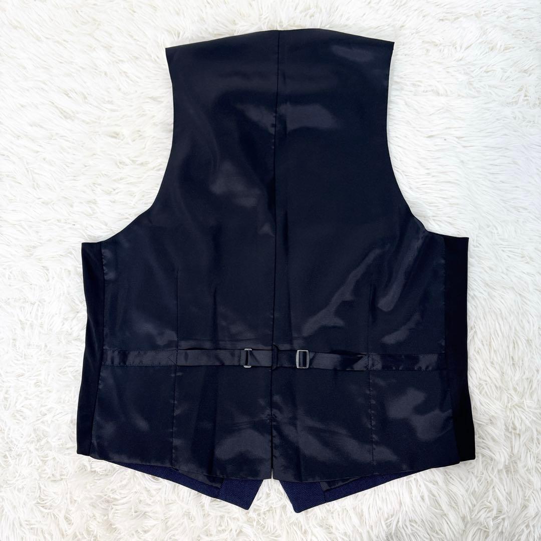 たこスーツセレクト 3ピーススーツ 4S ストレッチ ネイビー AB6 L