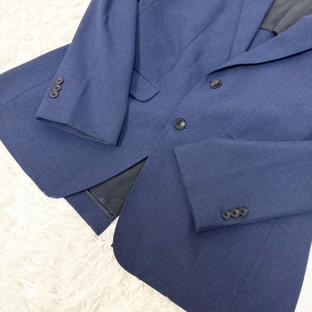 たこスーツセレクト 3ピーススーツ 4S ストレッチ ネイビー AB6 L