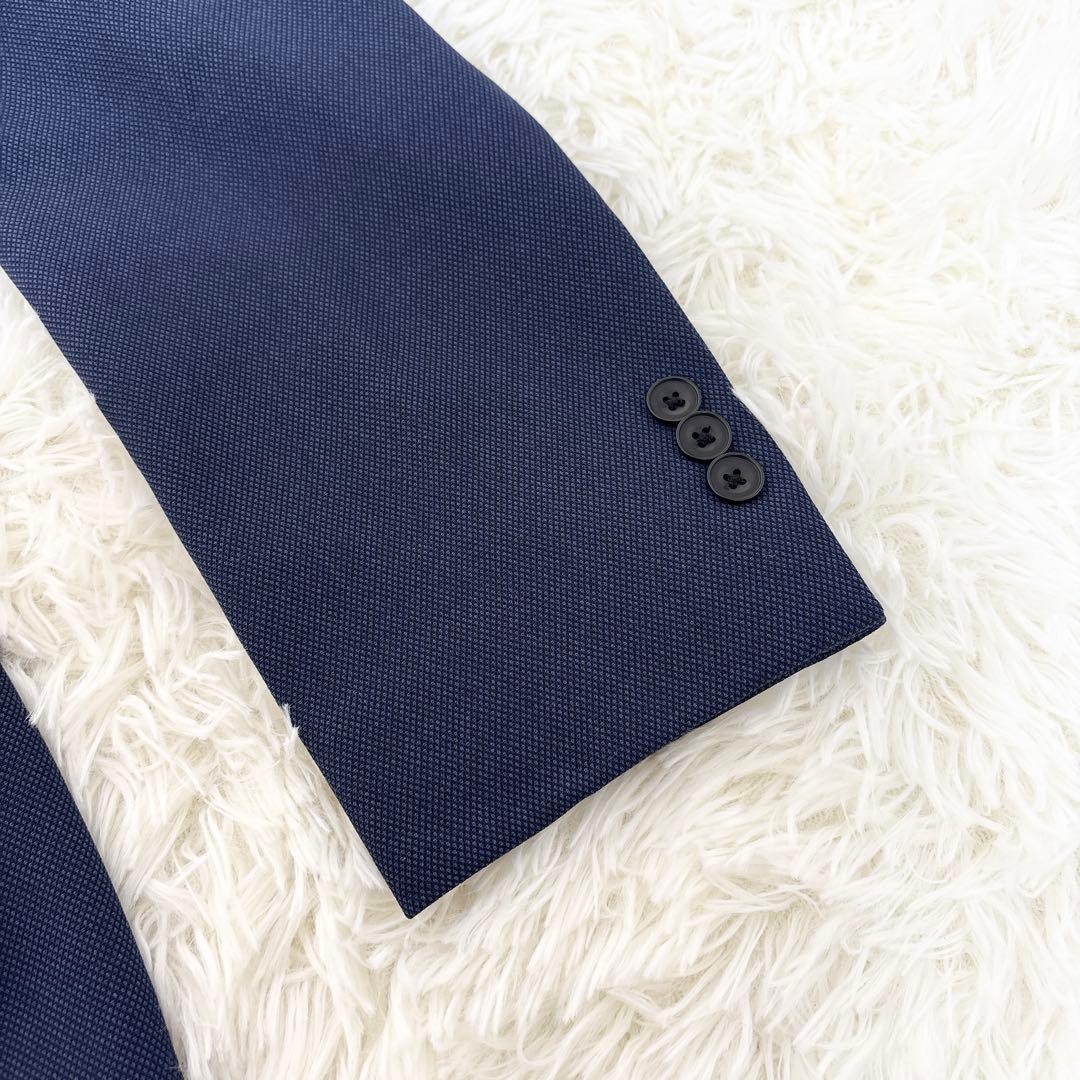 たこスーツセレクト 3ピーススーツ 4S ストレッチ ネイビー AB6 L