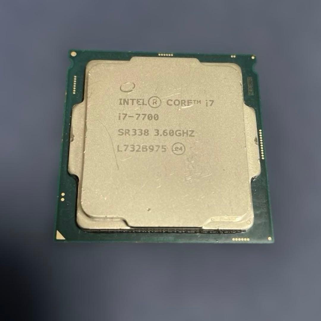 Intel core i7 7700 動作確認済み　デスクトップCPU