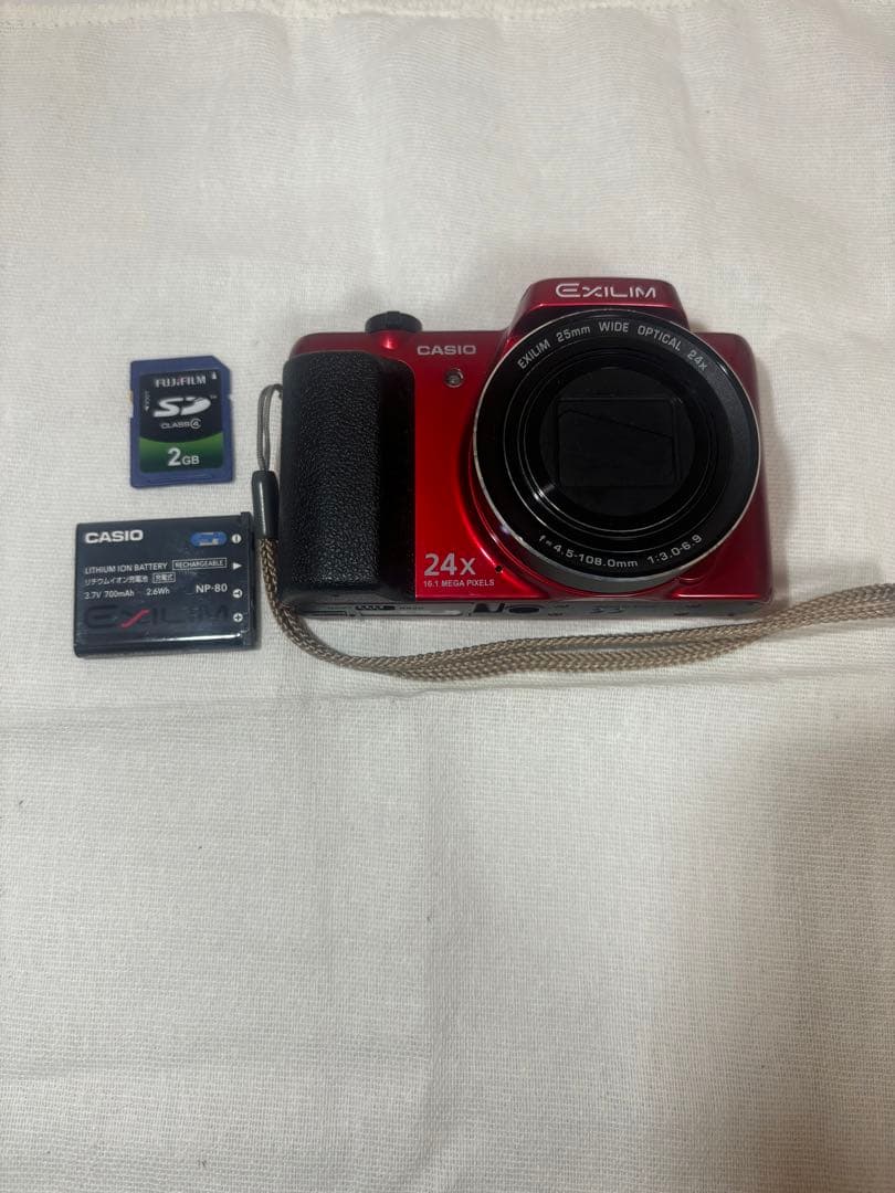 CASIO EXILIM EX-H50デジタルカメラ　レッド