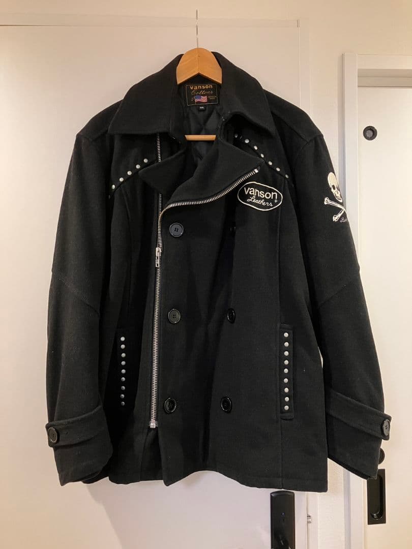 vanson スタッズ付きコート XXL