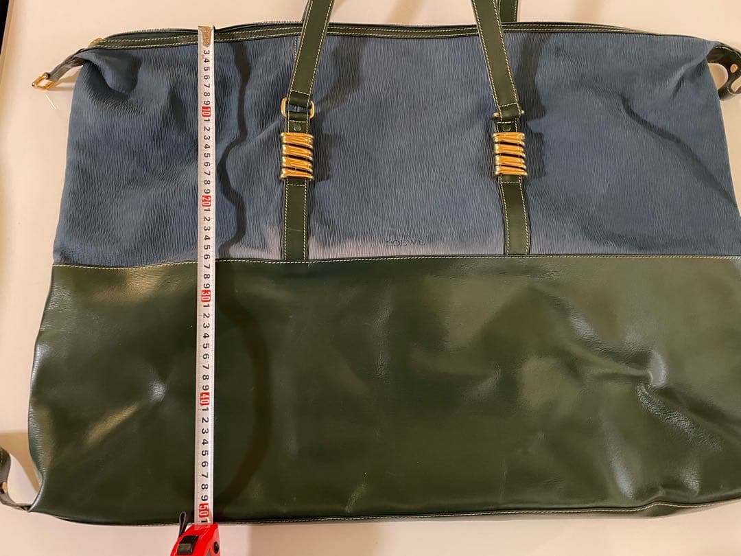 LOEWE ボストンバッグ 青・緑