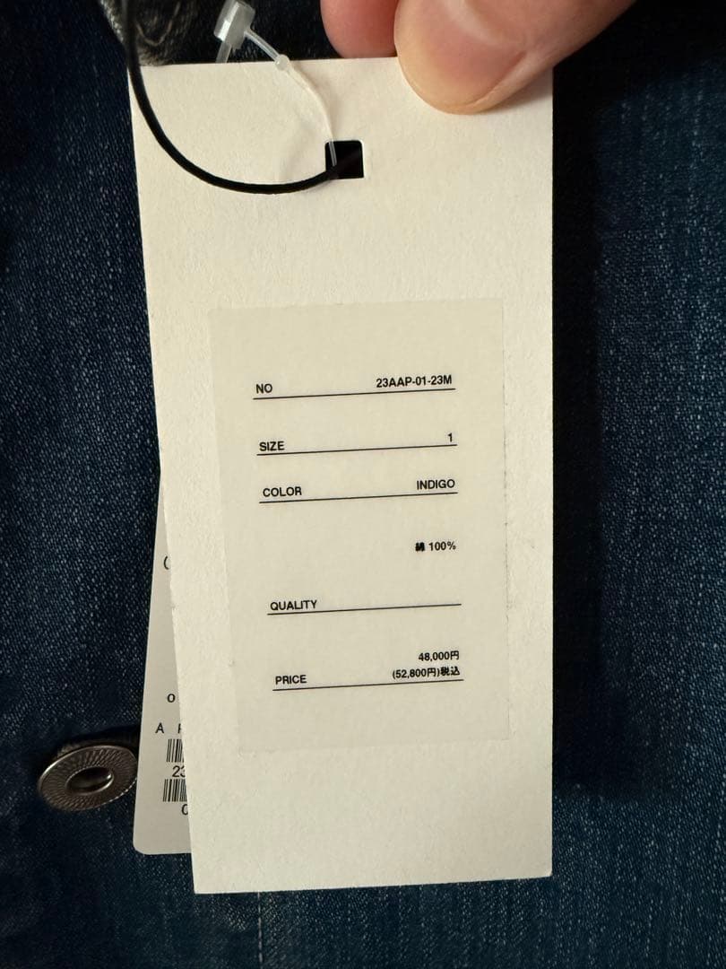 A.PRESSE Denim Coverall Jacket サイズ1