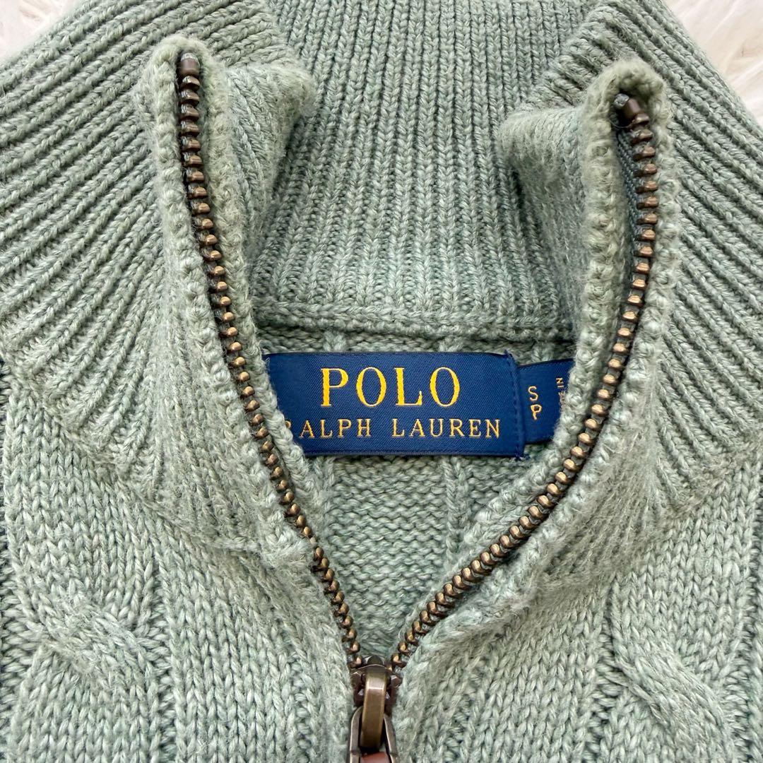 現行タグ⭐︎POLO RALPH LAUREN ハーフジップケーブルニットセーター