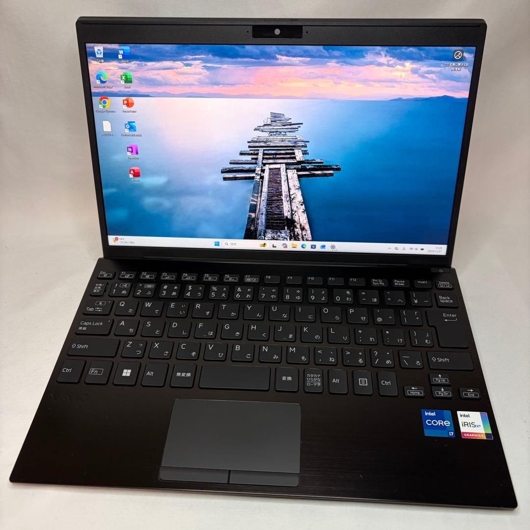美品 VAIO Pro PJ VJPJ21 第11世代 i7 16GB オフィス