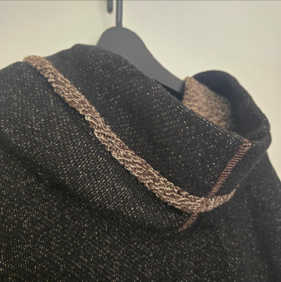 PRIDE 異素材　ニット　パーカー　サイズ４０