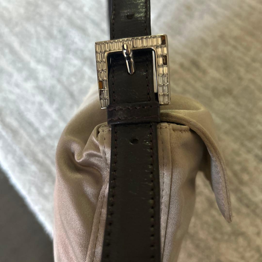 FENDI マンマバケット シルクサテン　ラインストーン