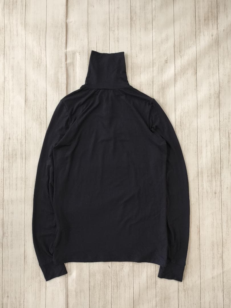 ラフシモンズ04AW/R刺繍ハーフジップジャージーカットソー希少サイズ50/伸縮