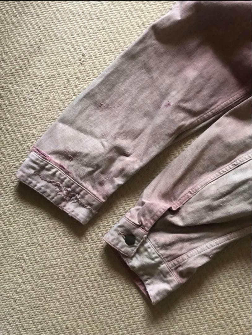 ANCELLMアンセルム　DAMAGE DENIM JACKET type-2