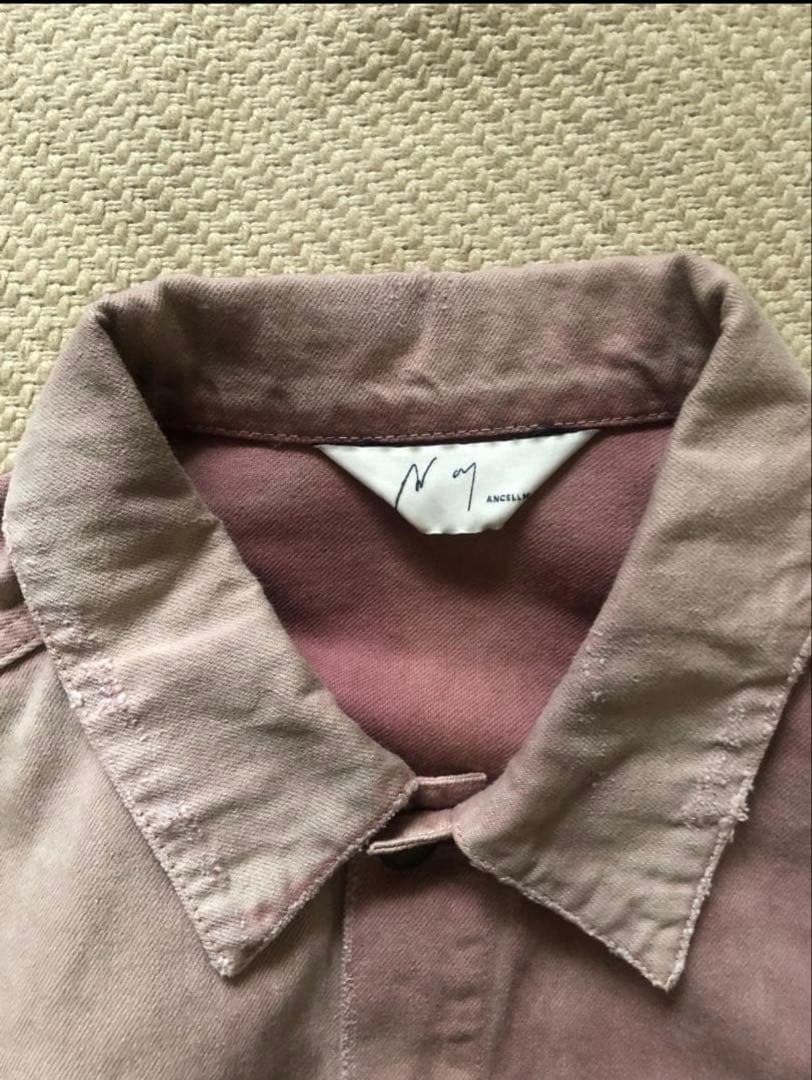 ANCELLMアンセルム　DAMAGE DENIM JACKET type-2