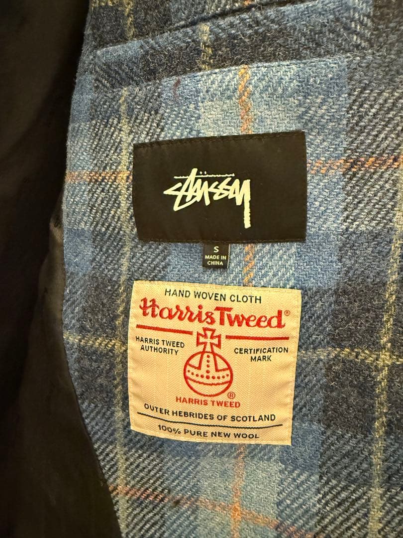 Stussy Harris Tweed ジャケット