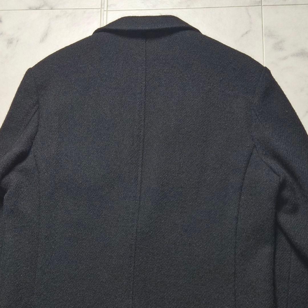 【美品 L】ハリスツイード シップス テーラードジャケット ウール 48 黒