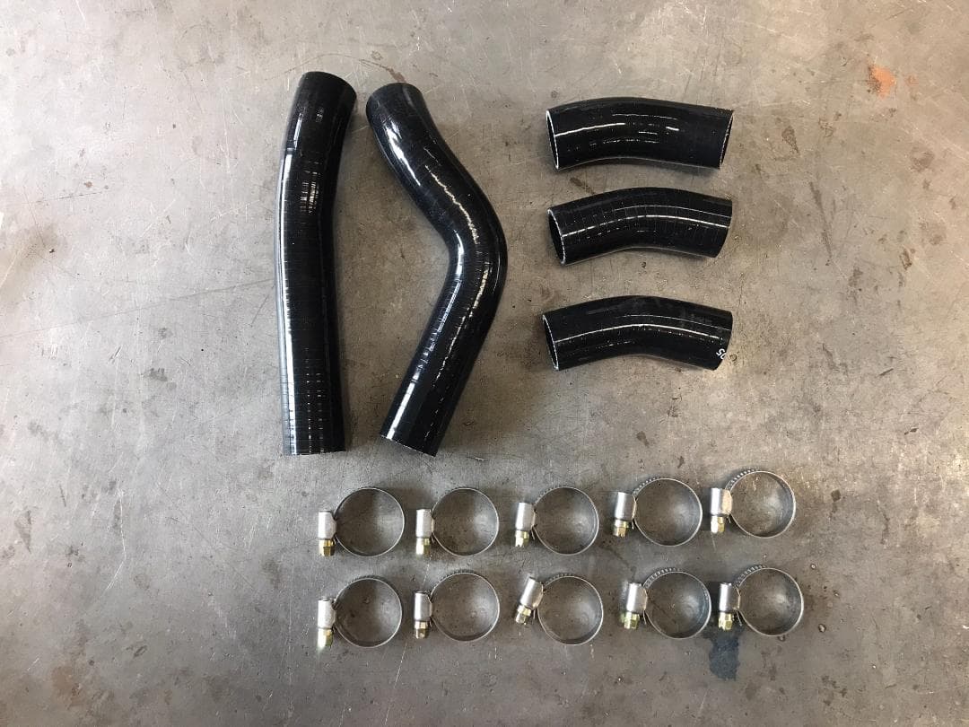 Gpz900R ラジエターシリコンホース　ホースパンド付き