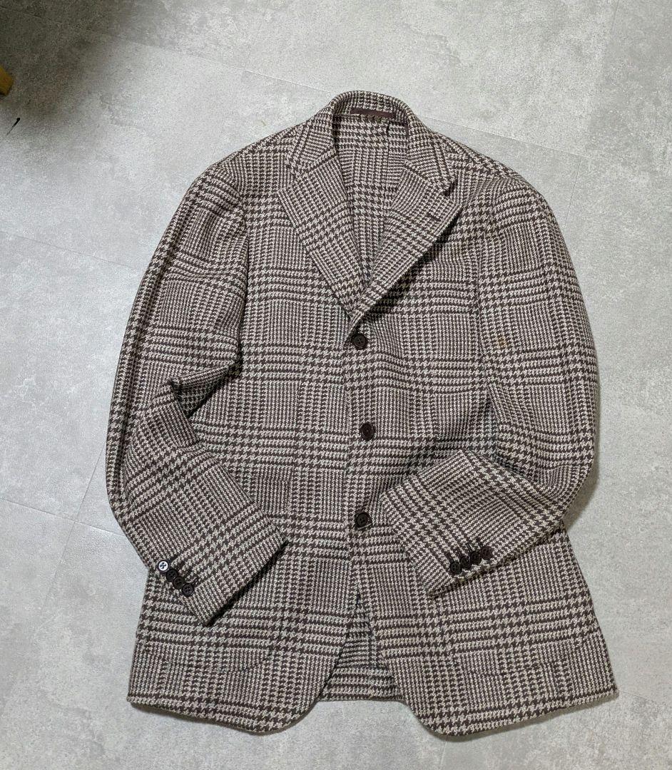 リングジャケット 千鳥柄 ツイードジャケット