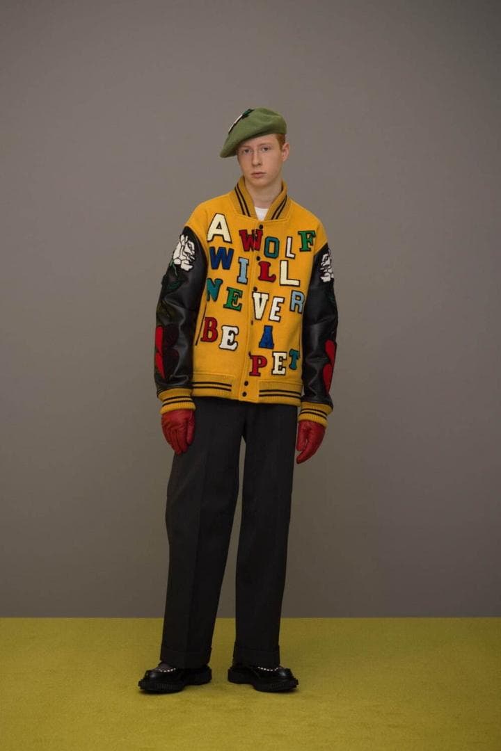 23AW アンダーカバー　ウール 薔薇 ワッペン ハンチング ベレー