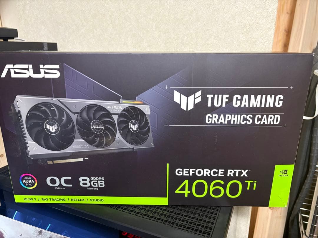 グラフィックボード・グラボ・ビデオカード ASUS TUF Gaming GeForce RTX 4060 Ti