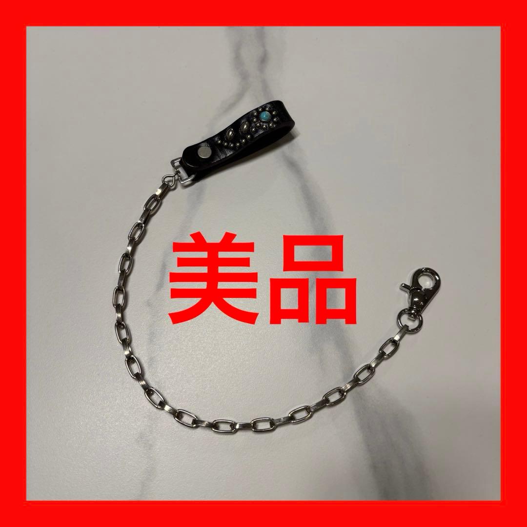 HTCエイチティーシー ウォレットチェーン フラワーターコイズ ブラック