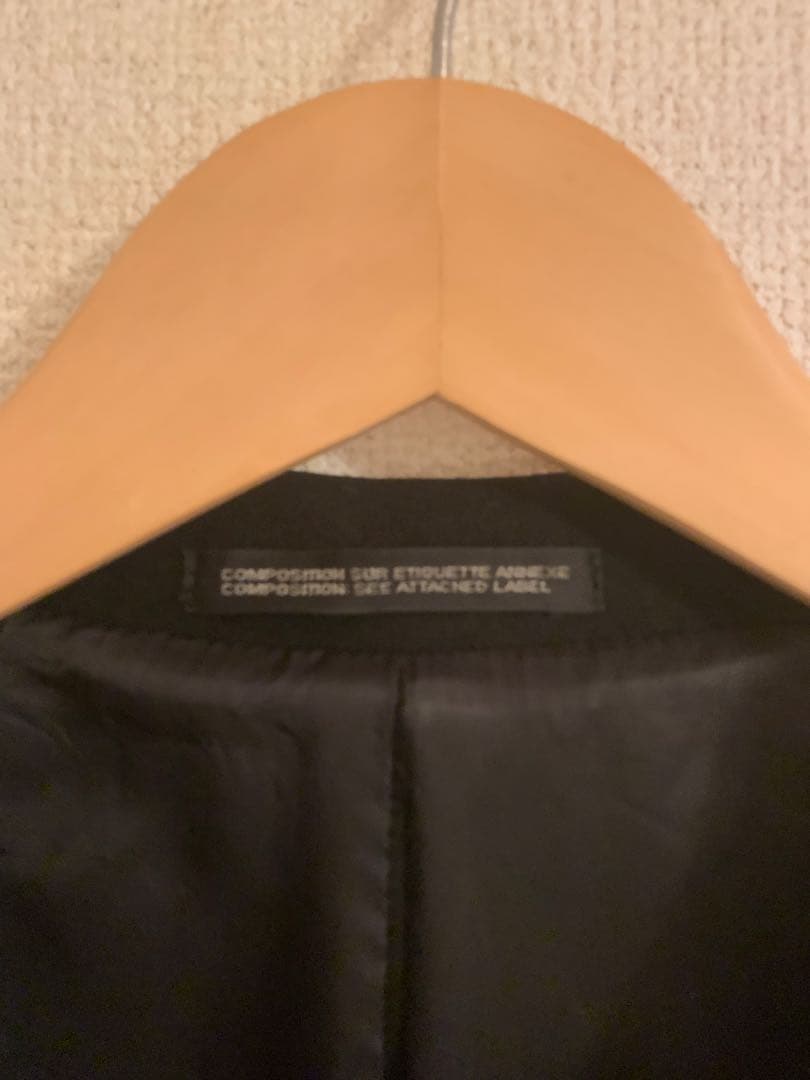 Monchan  ヨウジヤマモト 黒 テーラードジャケット