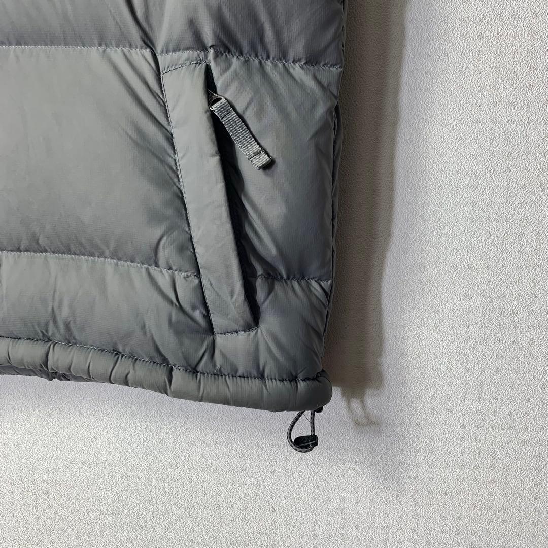 00s L.L.Bean ダウンベスト XL 刺繍 ドローコード リップストップ