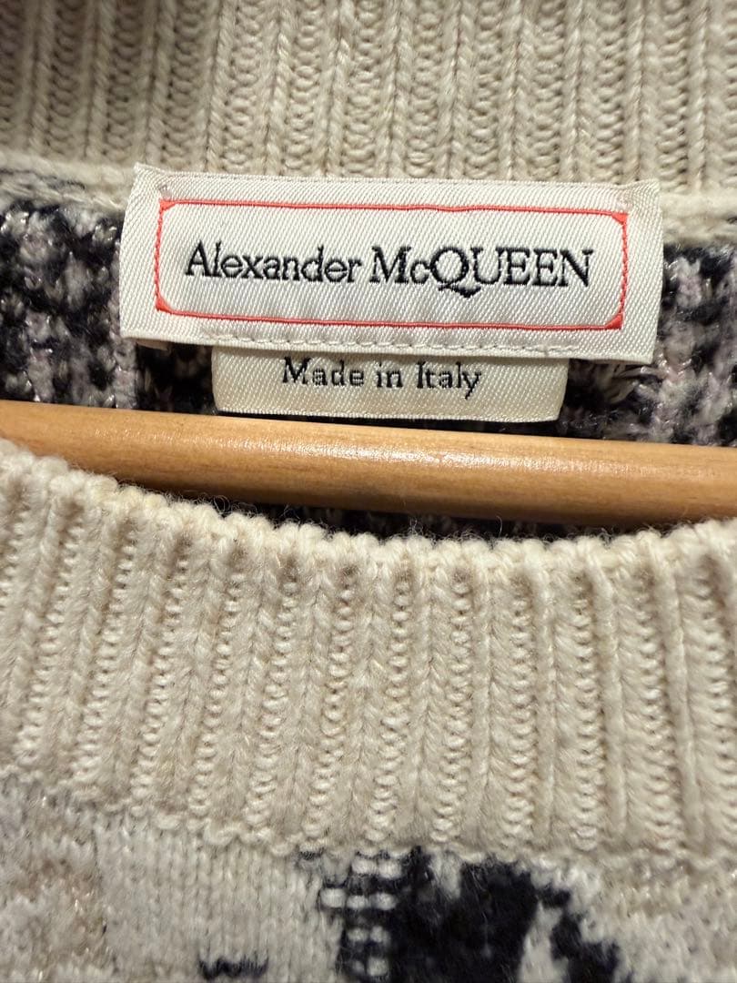 Alexander McQueen ニットセーター アートデザイン