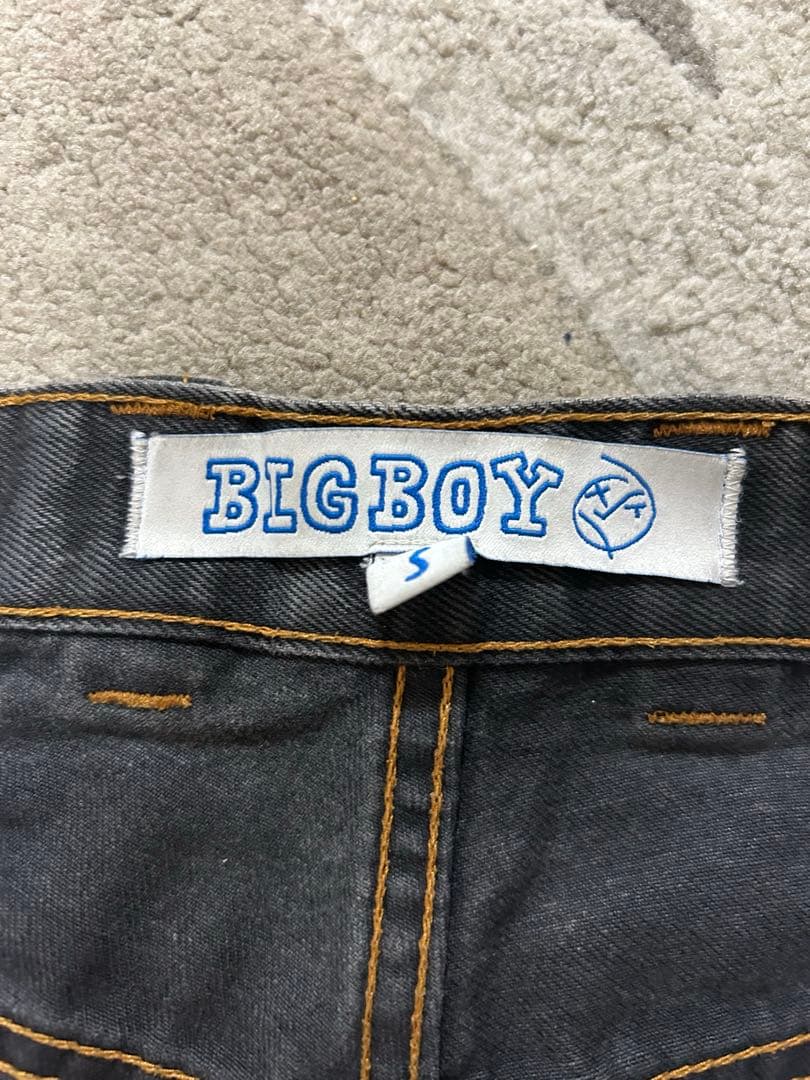パンツ polar skate bigboy washed black
