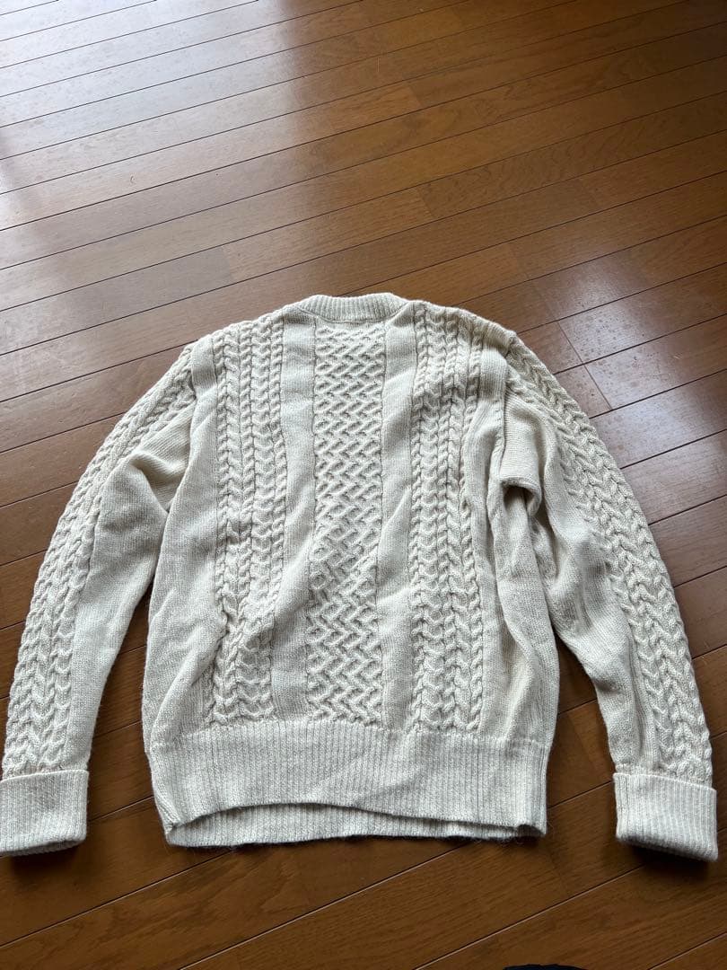 THE ART OF WOOLアルパカセーター ナチュラル