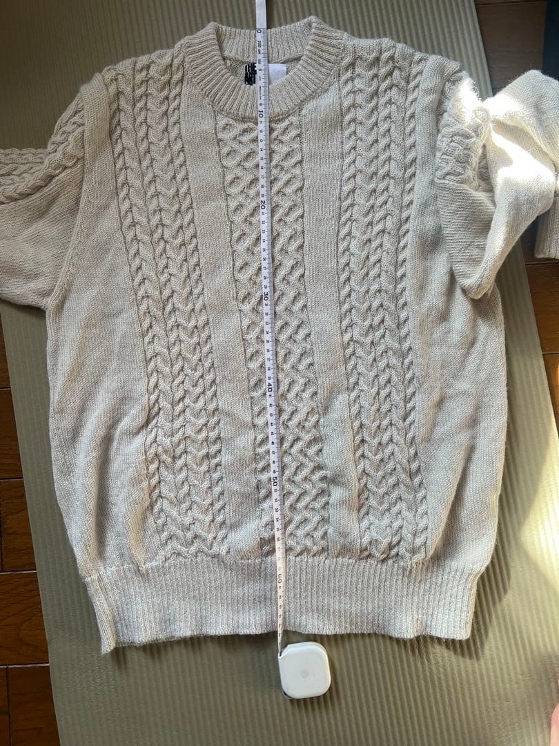 THE ART OF WOOLアルパカセーター ナチュラル