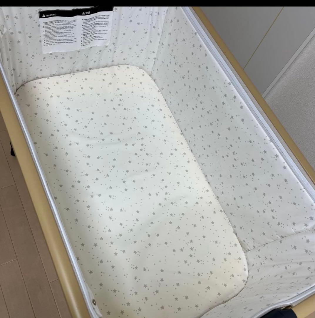 HZDMJ ベビーベット　折りたたみ　ベージュ