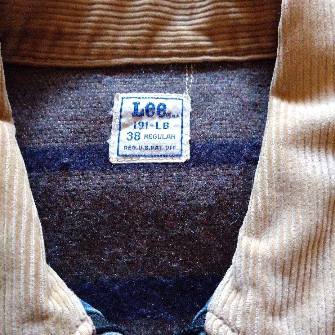 Lee 191-LB デニムジャケット 裏地ブランケット付き