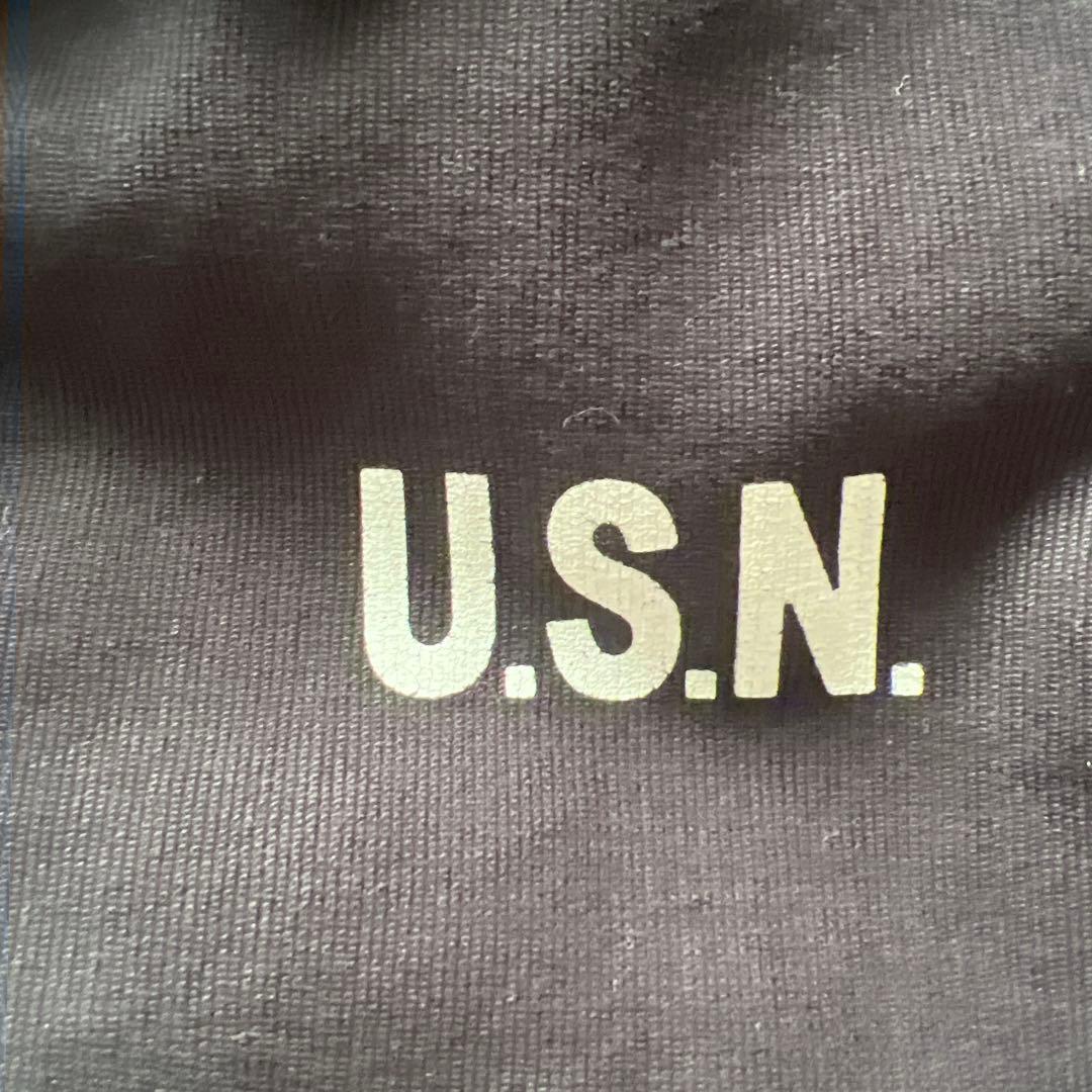 U.S.Nブラック ミリタリージャケット サイズ42 NAVY デッキジャケット