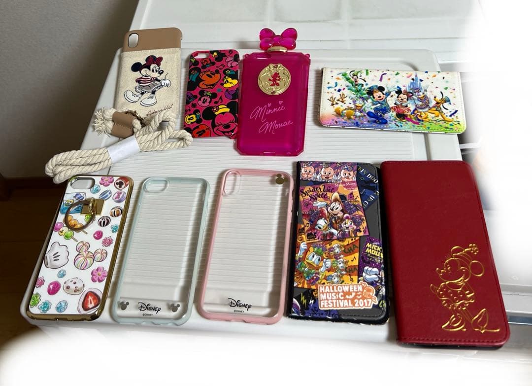 ディズニー、ミニー、ハロウィン、周年のスマホカバー