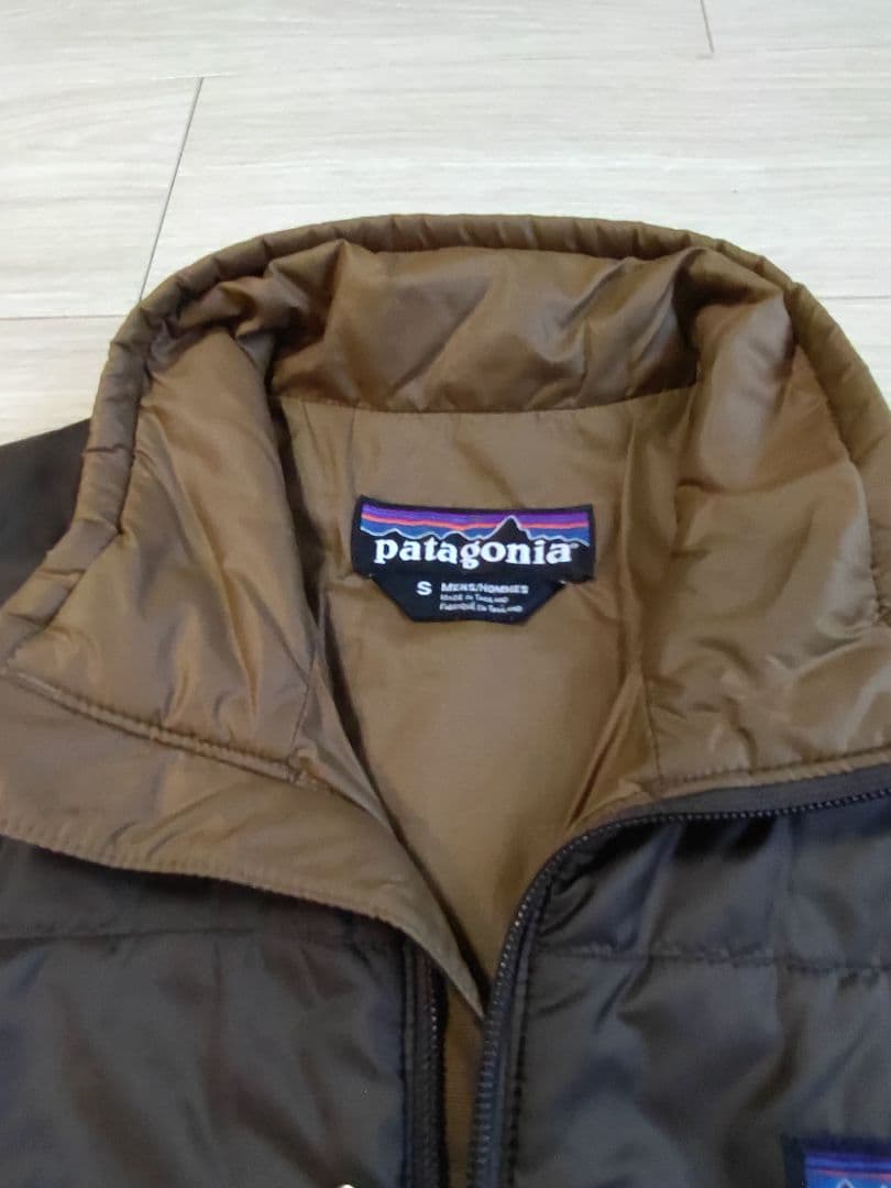 【美中古】マイクロパフ　ベスト　ヘナブラウン　メンズS