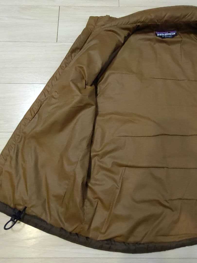 【美中古】マイクロパフ　ベスト　ヘナブラウン　メンズS