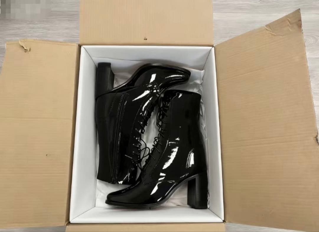 コスプレ 厚底 男装 20cm ヒール シークレットシューズ ブーツ Mサイズ