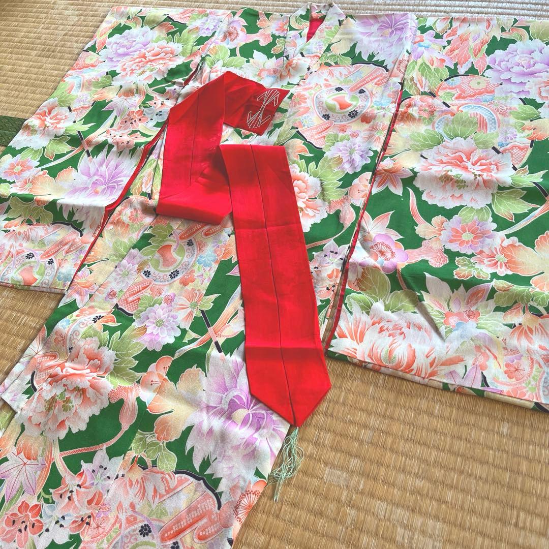 アンティーク　子供着物　女の子用　お宮参り