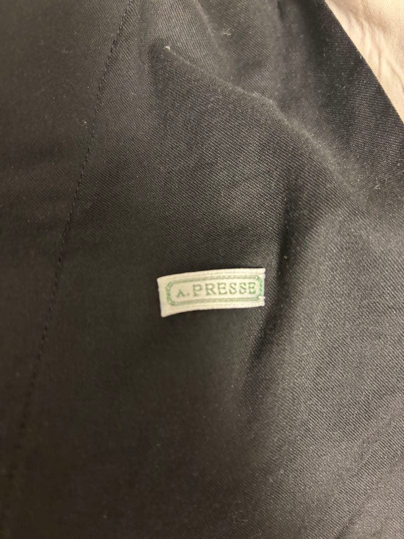 ジ*イ様 A.PRESSE Wide Tapered Trousers KHAK