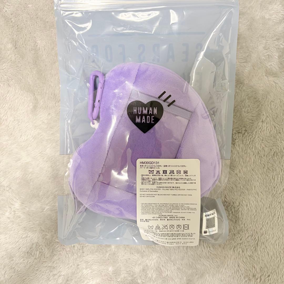 【韓国限定】HUMAN MADE ハート型 パスケース ポーチ