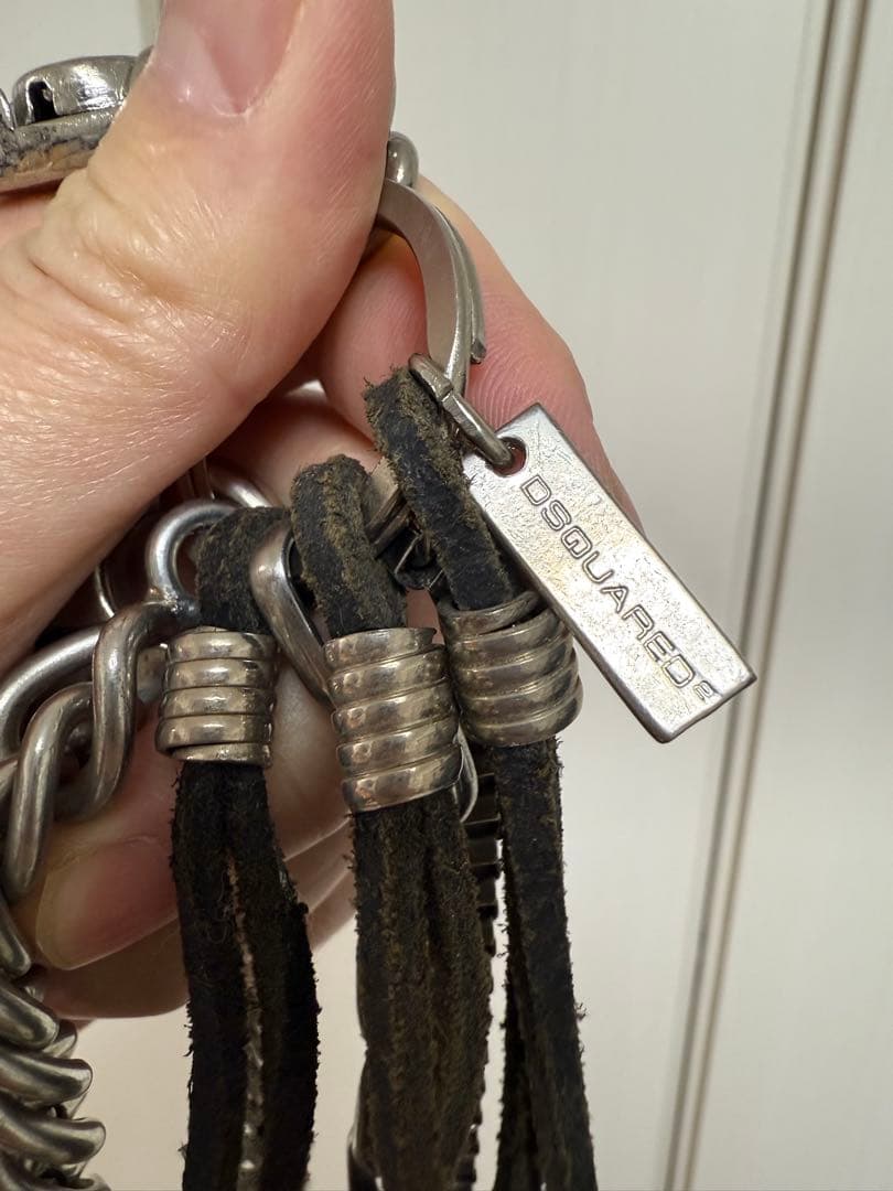 DSQUARED2 ディースクエアード ウォレットチェーン シルバー　ディーゼル
