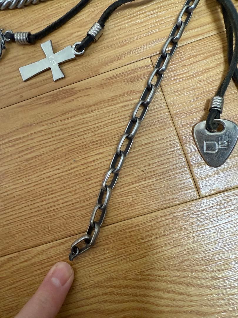 DSQUARED2 ディースクエアード ウォレットチェーン シルバー　ディーゼル