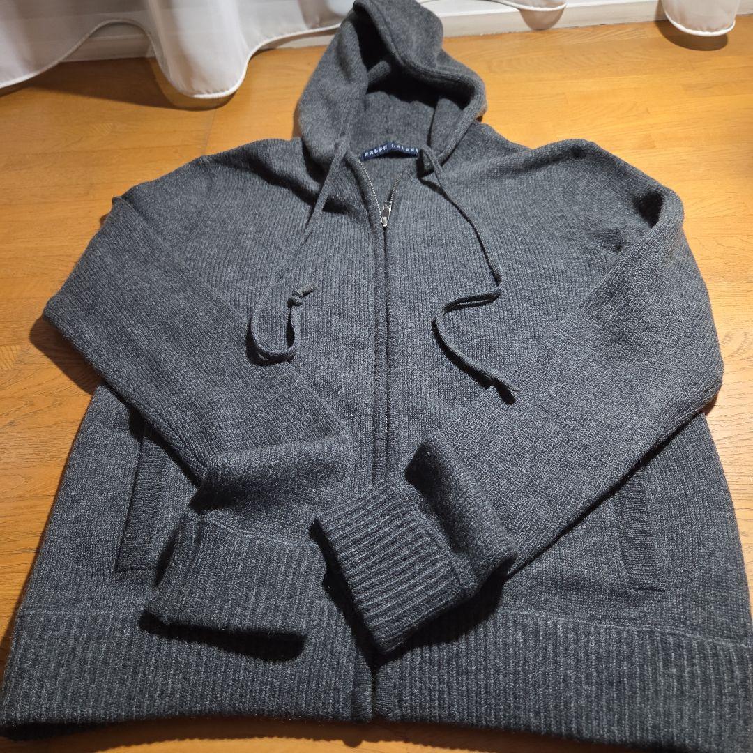Ralph Lauren カシミア混ニット　ラルフローレン　フードパーカー