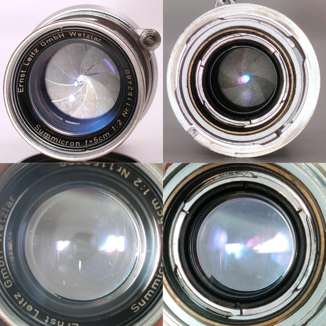 Leica Summicron 5cm F2 沈胴式 Mマウント