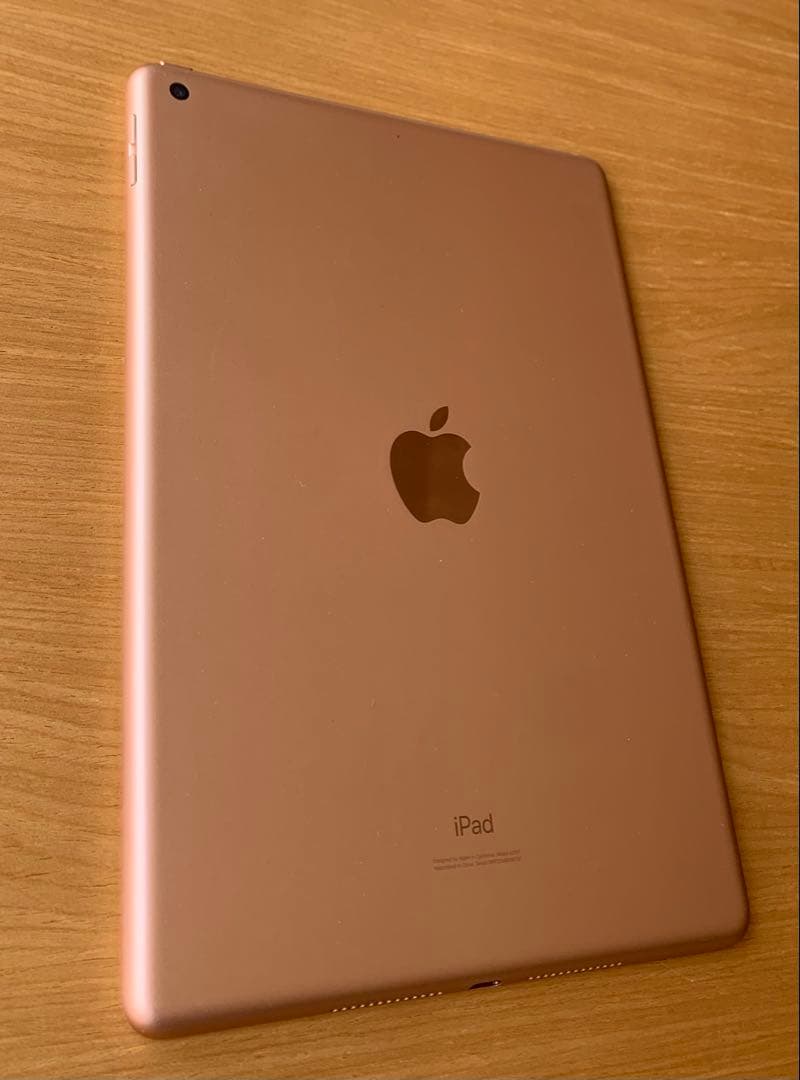 美品 Apple iPad 第7世代 32GB Wi-Fi ピンクゴールド 本体