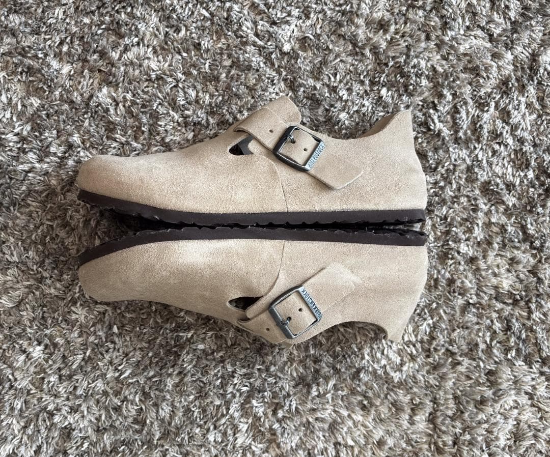 【極美品】Birkenstock ロンドン スエードレザー トープ